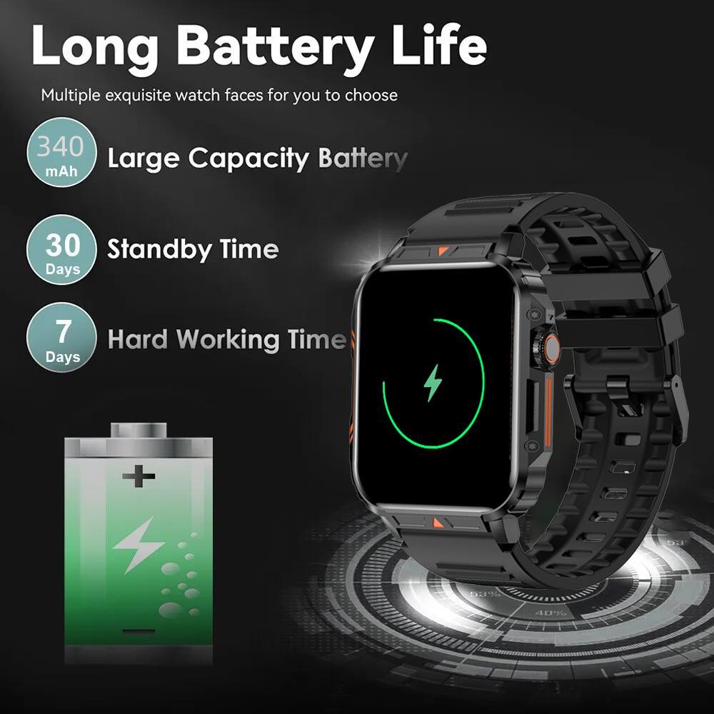 L81 Outdoor Smartwatch – Rugged & Health